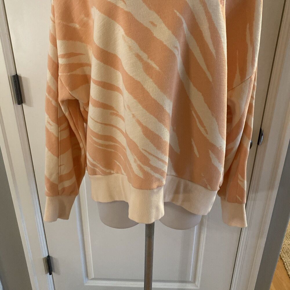Sweaty Betty Orange Animal Print Crewneck Pullover Sweatshirt -Size‎ XXL - Picture 4 of 15